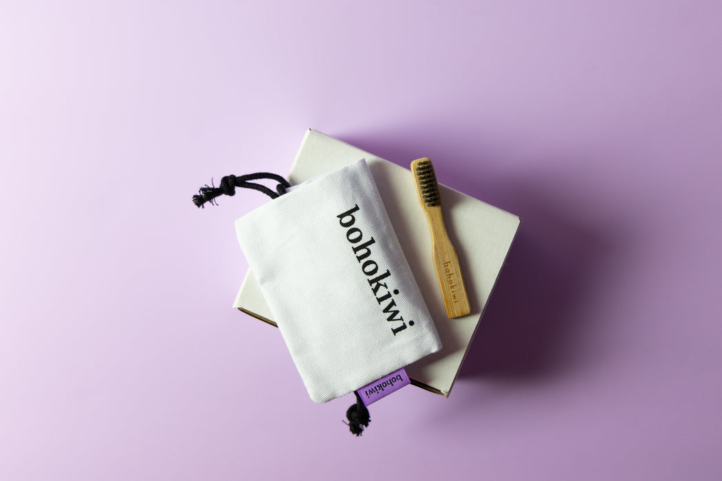 bohokiwi 月経カップや月経ディスク用の天然竹ブラシ