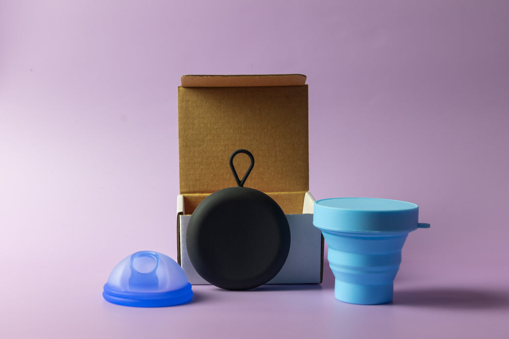 bohokiwi 月経ディスク、ディスクキャリアケース、滅菌器セット