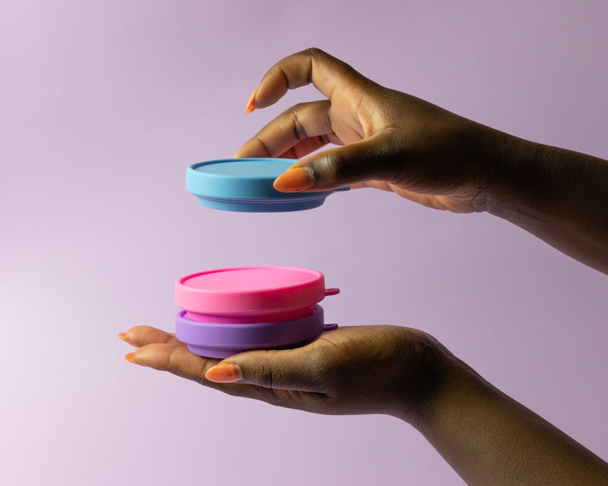 bohokiwi 月経ディスク、ディスクキャリアケース、滅菌器セット