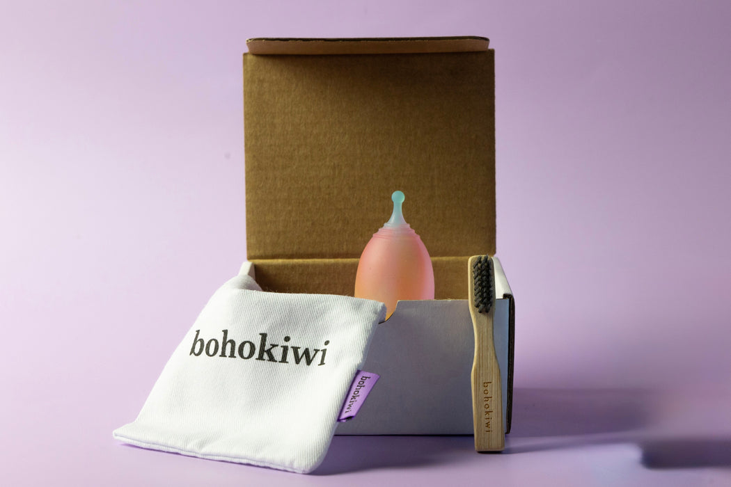 Reusable Menstrual Cup – Multiple Sizes & Colours | bohokiwi