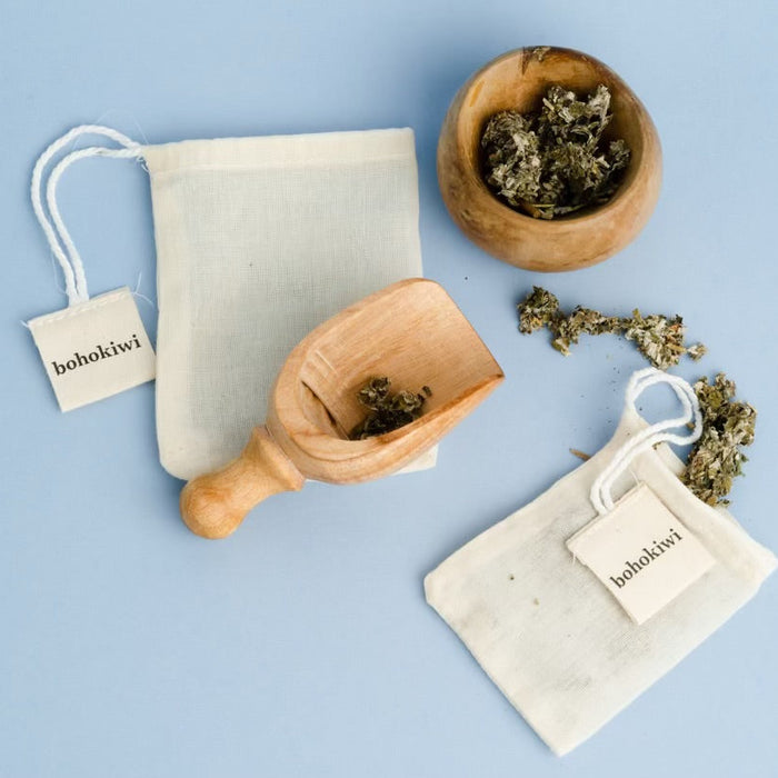 Loose-Leaf Tea & Reusable Cotton Tea Bag Set | bohokiwi x Tea Total