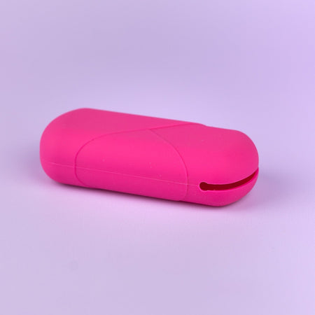 Bohokiwi Pink capsule style menstrual disc carrier case